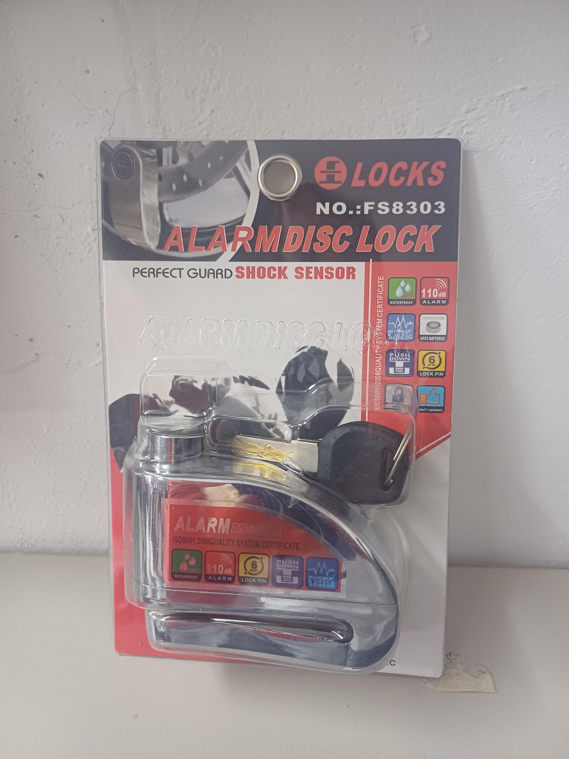 MOTORSİKLET ALARMLI DİSK KİLİDİ